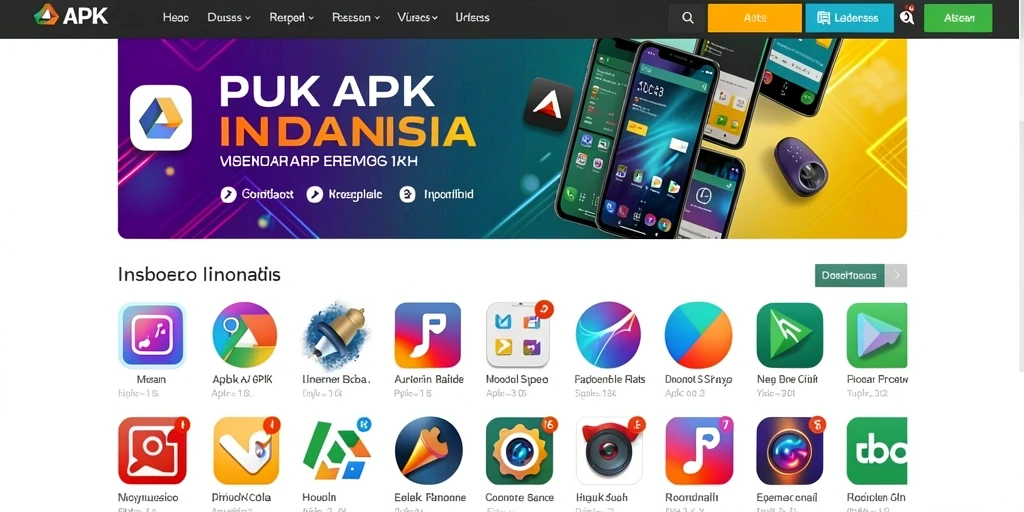 Tampilan menarik dengan berbagai pilihan permainan.