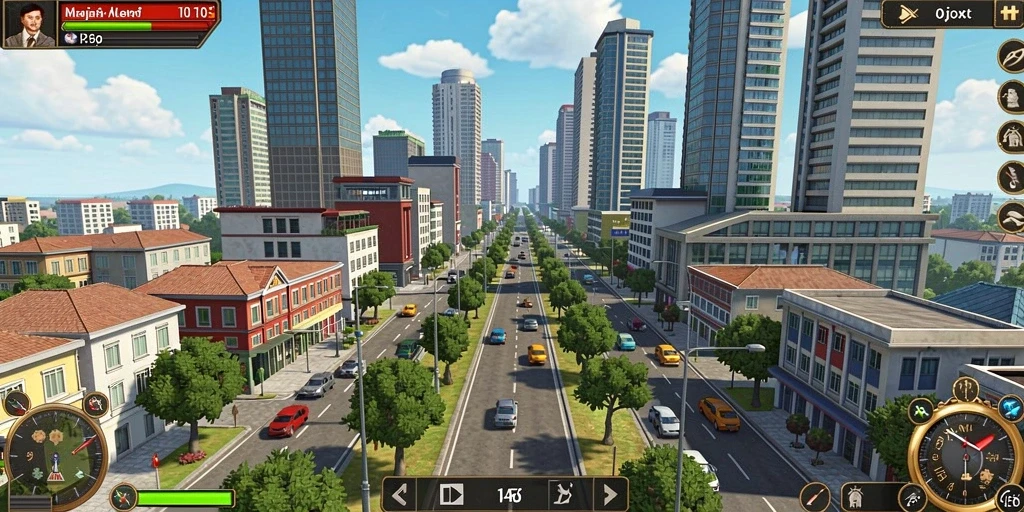 Tampilan utama game dengan grafik yang menakjubkan.