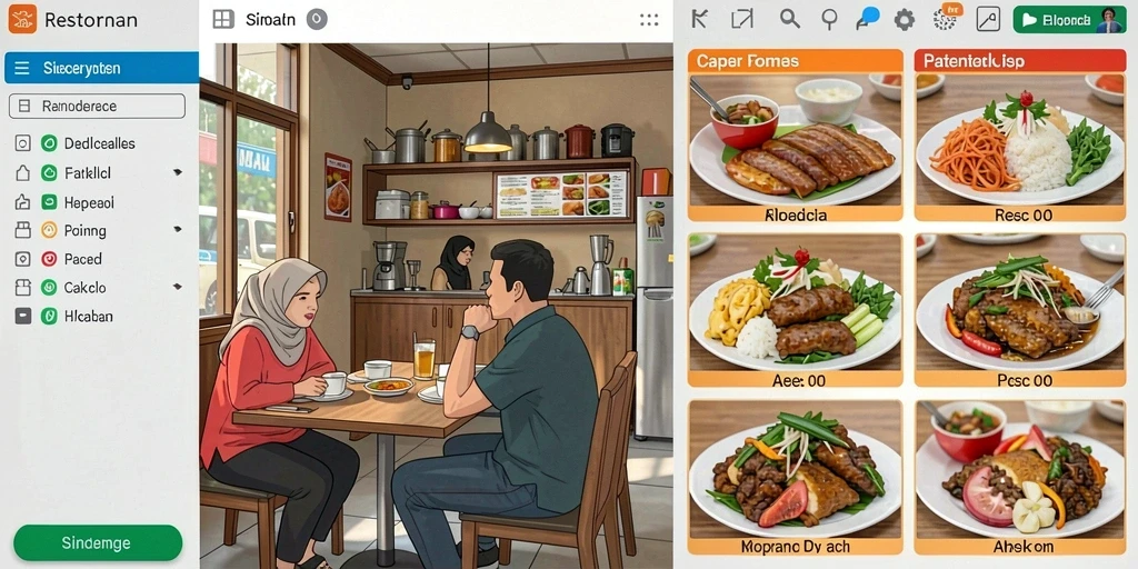 Tampilan antarmuka pengguna yang menarik dan ramah.