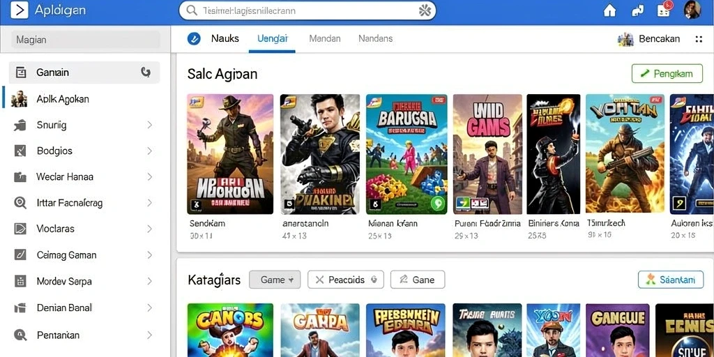 Tampilan antarmuka yang intuitif dan menarik.