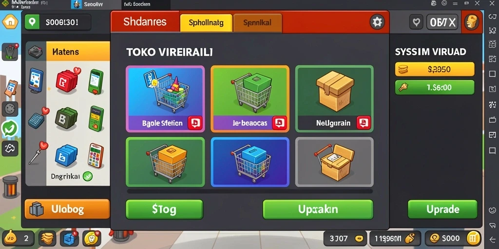 Screenshot menampilkan antarmuka pengguna yang intuitif.