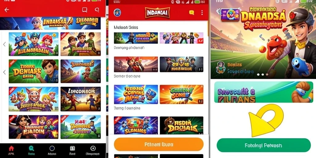 Tampilan antarmuka pengguna yang menarik pada S80.
