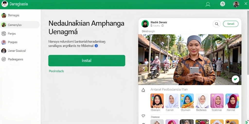 Antarmuka pengguna yang bersih dan mudah dipahami.