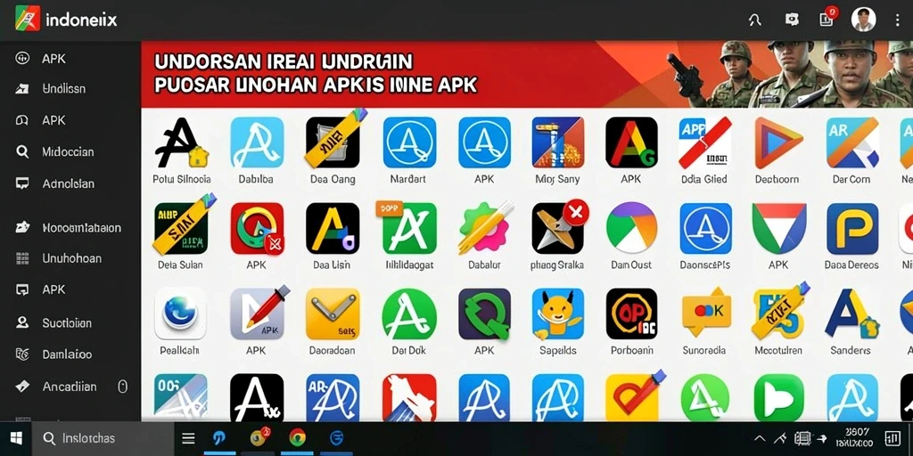 Tampilan menarik dengan menu yang mudah diakses.